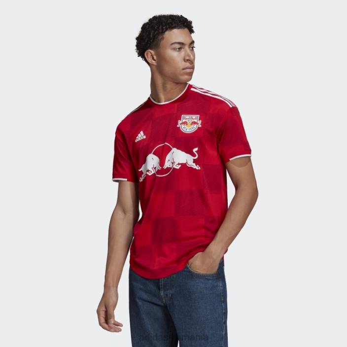 Adidas New York Red Bulls 22/23 deplasare tricou autentic roșu bărbați rosu alb 2JBN20443