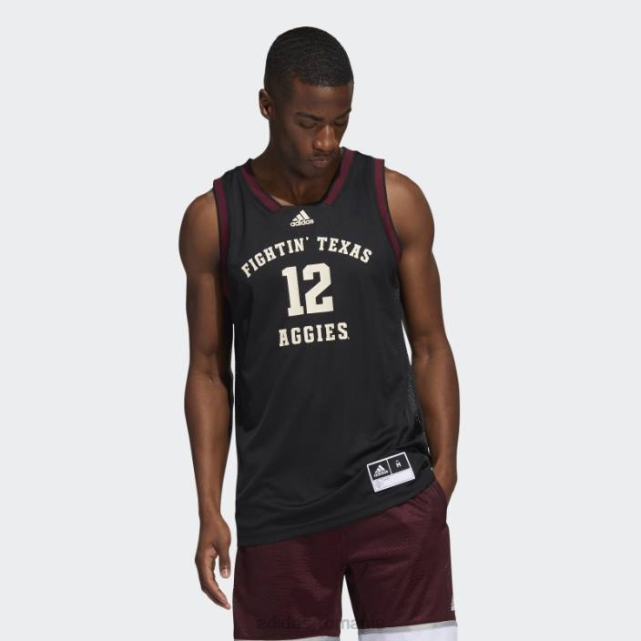 Adidas Tricou aggies swingman negru adidas bărbați negru/fildeș 2JBN20592
