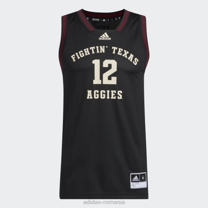 Adidas Tricou aggies swingman negru adidas bărbați negru/fildeș 2JBN20592