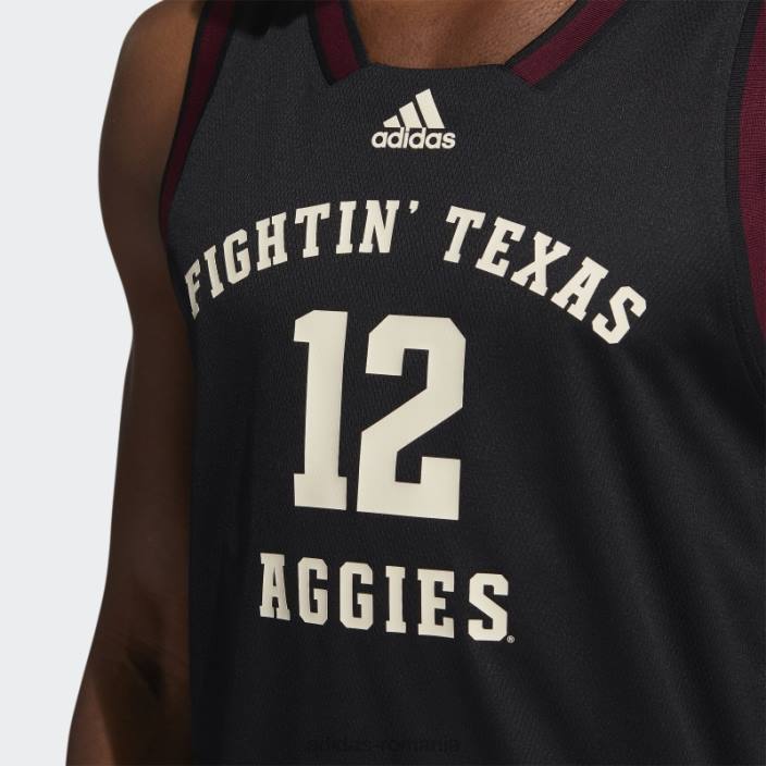 Adidas Tricou aggies swingman negru adidas bărbați negru/fildeș 2JBN20592