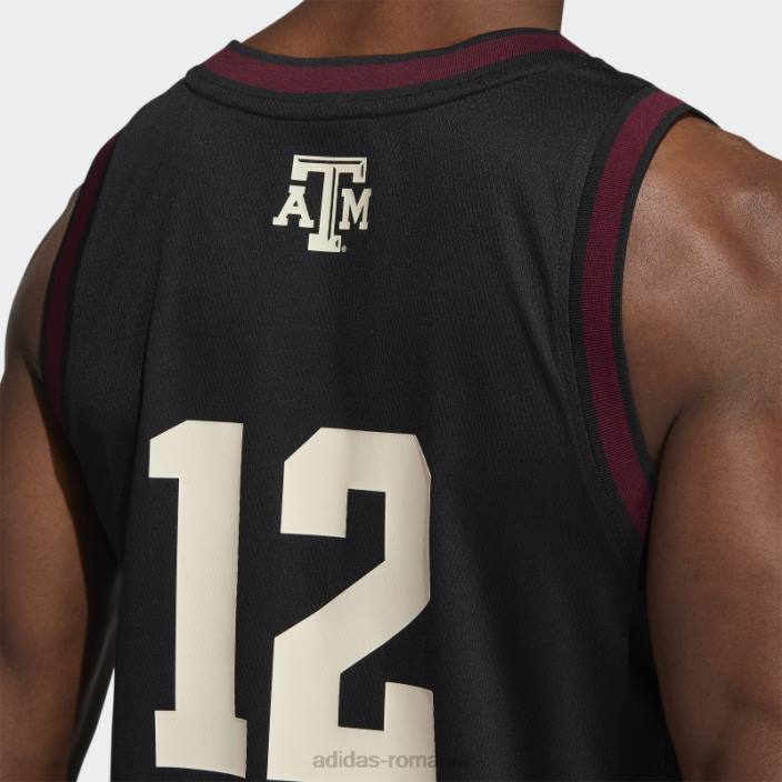 Adidas Tricou aggies swingman negru adidas bărbați negru/fildeș 2JBN20592