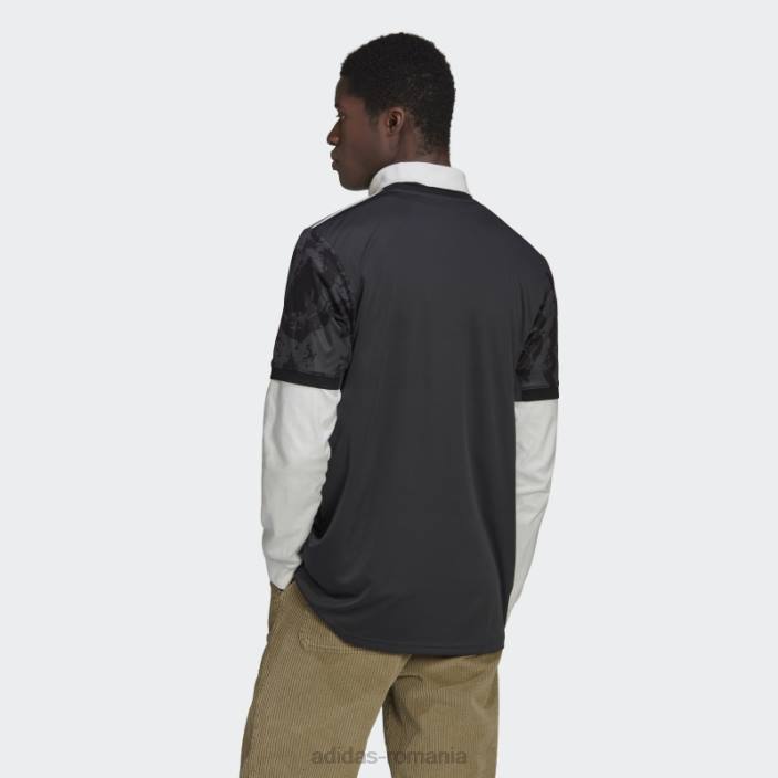 Adidas Tricou de deplasare carbon Houston Dynamo 22/23 bărbați carbon/negru 2JBN20621