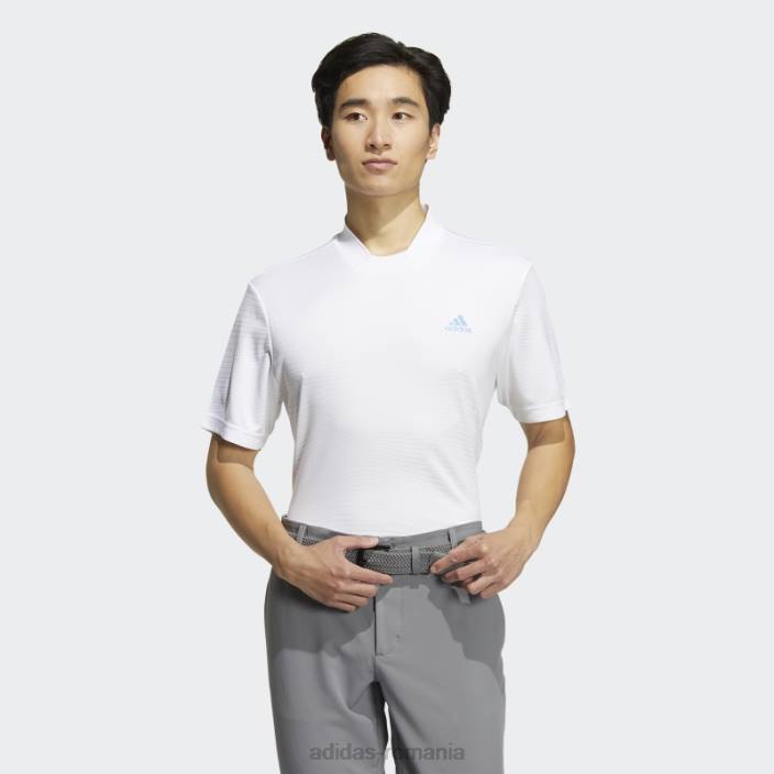 Adidas făcută pentru a fi refăcută cămașă cu guler coasta alb adidas bărbați alb 2JBN20418