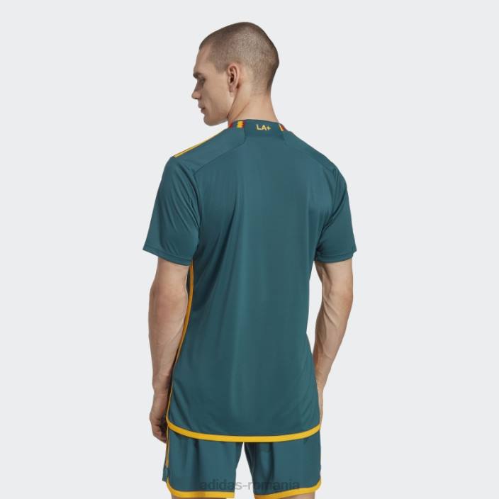 Adidas fashion la galaxy 23/24 deplasare tricou colegiu auriu bărbați verde mister/aur colegiu 2JBN20350