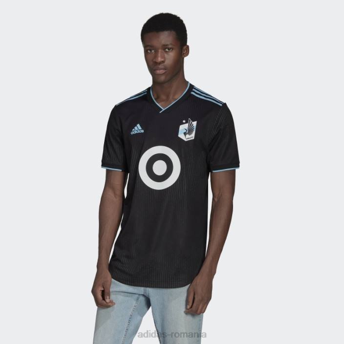 Adidas minnesota united fc 22/23 home tricou autentic negru adidas bărbați negru/zenit 2JBN20556