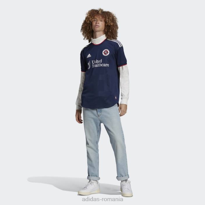 Adidas night indigo New England Revolution 22/23 tricou de acasă autentic bărbați noapte indigo/roșu 2JBN20585