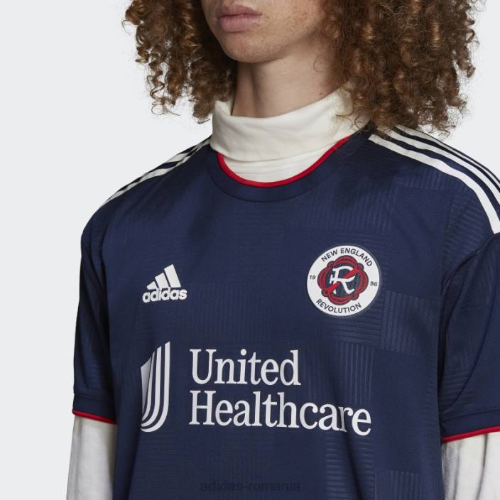 Adidas night indigo New England Revolution 22/23 tricou de acasă autentic bărbați noapte indigo/roșu 2JBN20585