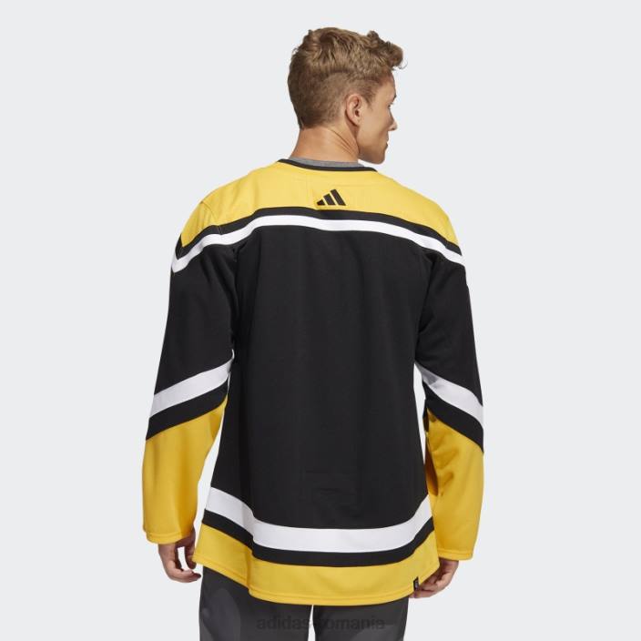 Adidas pinguini tricou autentic revers retro cu semnătură neagră bărbați negru 2JBN20588