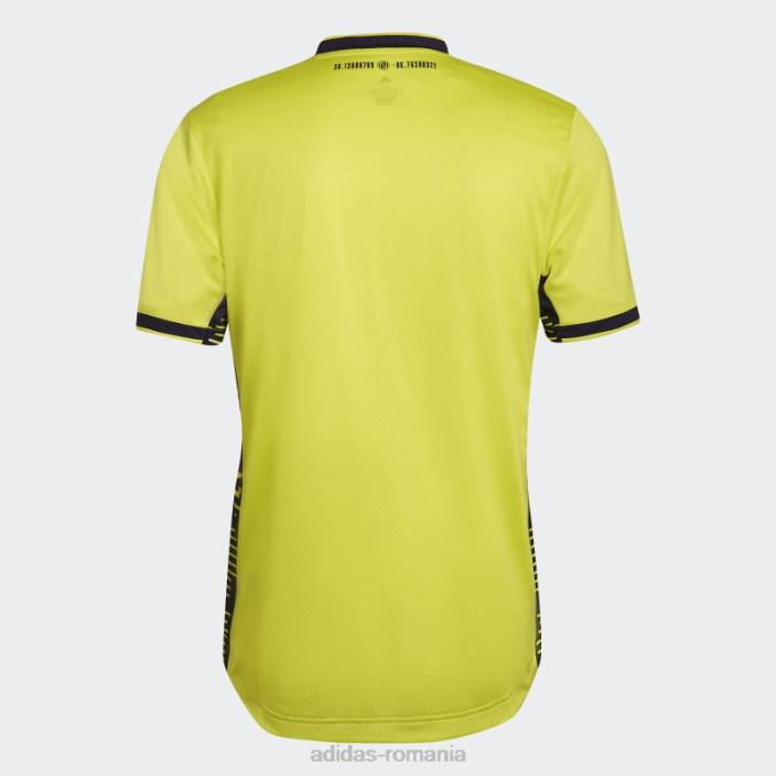 Adidas soc galben nashville sc 22/23 home tricou autentic adidas bărbați galben șoc/cerneală nobilă 2JBN20553