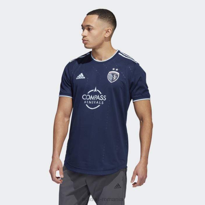 Adidas sporting Kansas City 22/23 deplasare tricou autentic noapte indigo bărbați indigo de noapte 2JBN20834