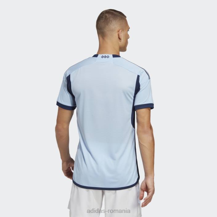Adidas sporting kansas city 23/24 acasă tricou autentic albastru strălucitor bărbați albastru strălucitor/indigo noapte 2JBN20612
