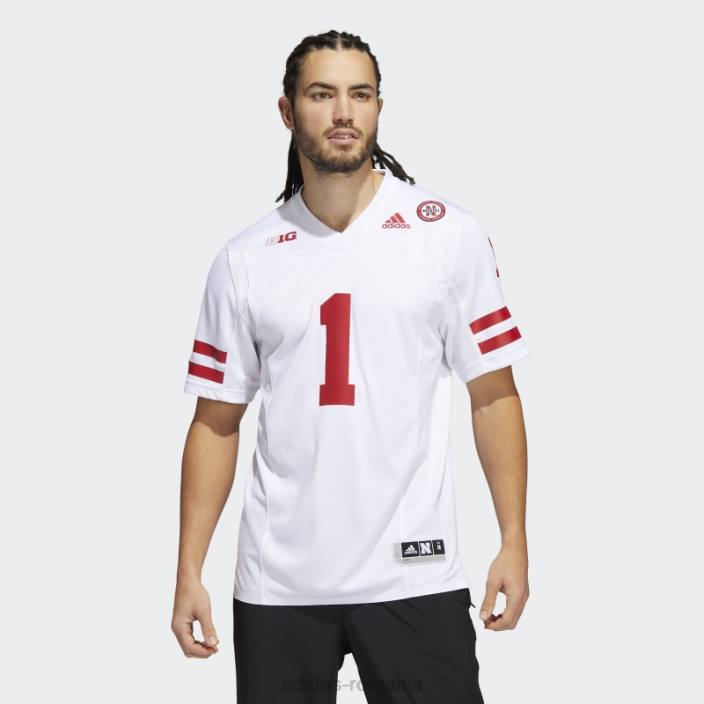 Adidas tricou alb de deplasare al porumbului bărbați alb 2JBN20848