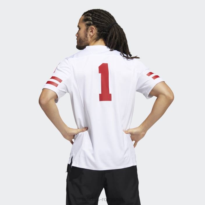 Adidas tricou alb de deplasare al porumbului bărbați alb 2JBN20848
