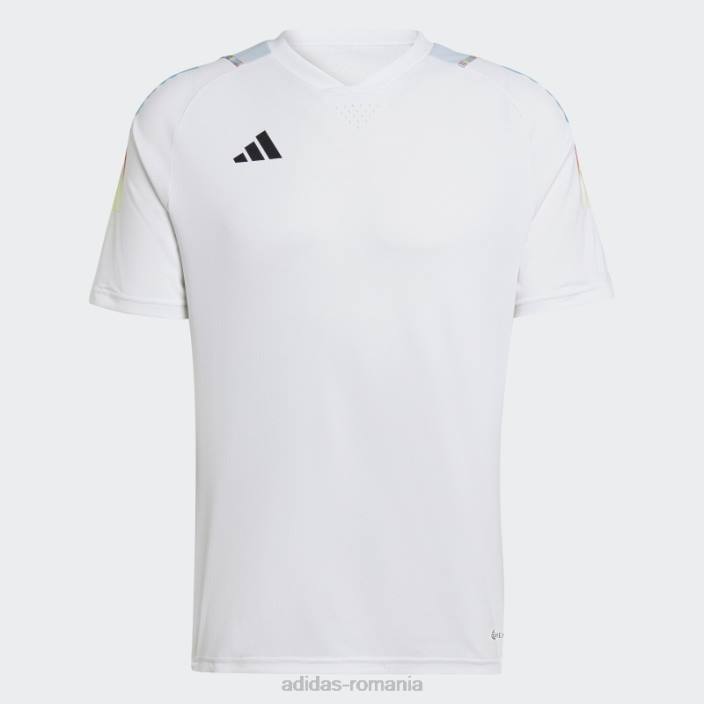 Adidas tricou alb tiro 23 pro adidas bărbați alb 2JBN20199