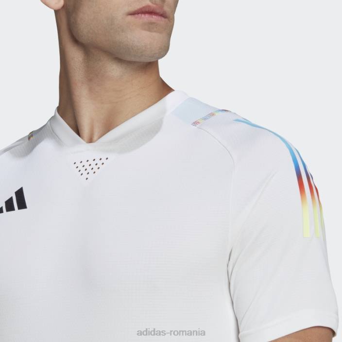 Adidas tricou alb tiro 23 pro adidas bărbați alb 2JBN20199