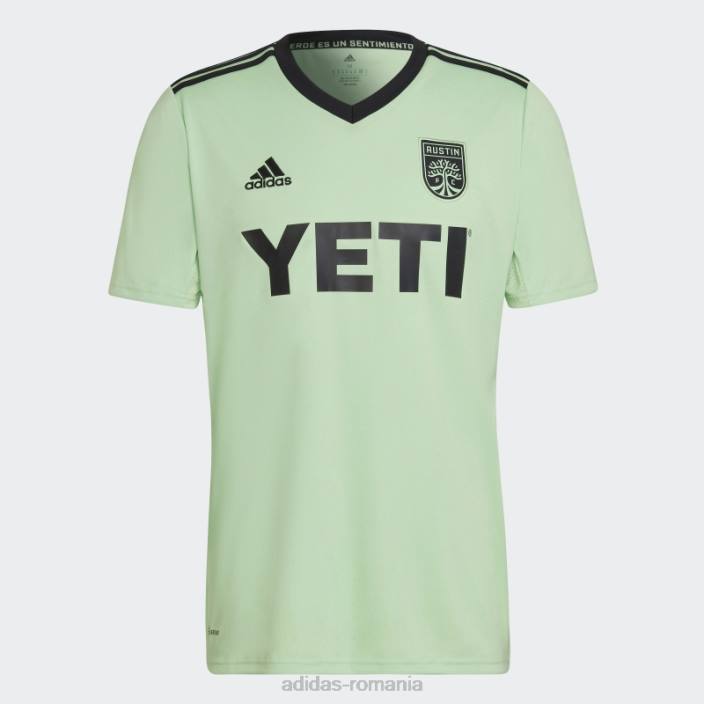Adidas tricou austin fc 22/23 deplasare glory mint adidas bărbați glorie mentă/negru 2JBN20544