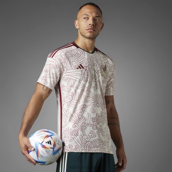Adidas tricou autentic alb Mexic 22 deplasare bărbați alb 2JBN20272