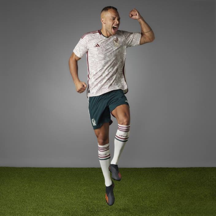 Adidas tricou autentic alb Mexic 22 deplasare bărbați alb 2JBN20272