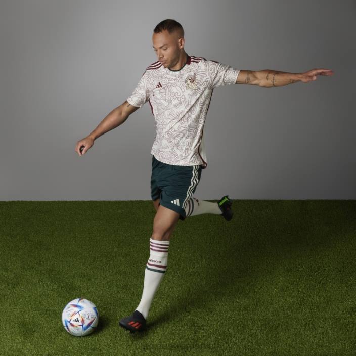 Adidas tricou autentic alb Mexic 22 deplasare bărbați alb 2JBN20272