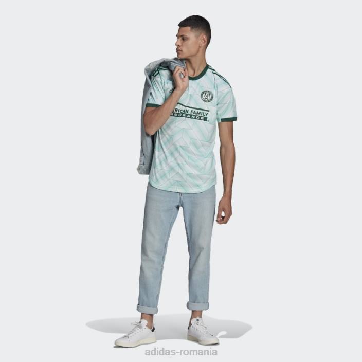 Adidas tricou autentic atlanta united fc 22/23 deplasare bărbați mentă/verde închis 2JBN20578
