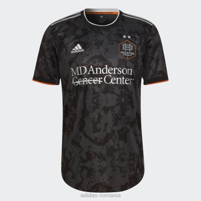 Adidas tricou autentic din carbon Houston Dynamo 22/23 deplasare bărbați carbon/negru 2JBN20597