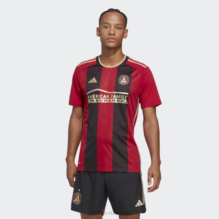 Adidas tricou home atlanta united fc 23/24 negru bărbați negru/rosu victorie 2JBN20497