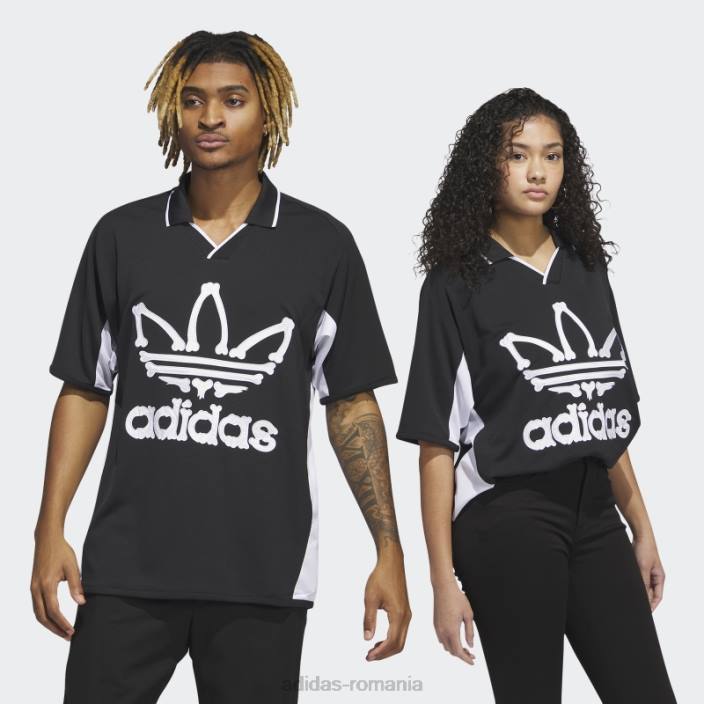 Adidas tricou negru de fotbal jeremy scott adidas bărbați negru 2JBN20397