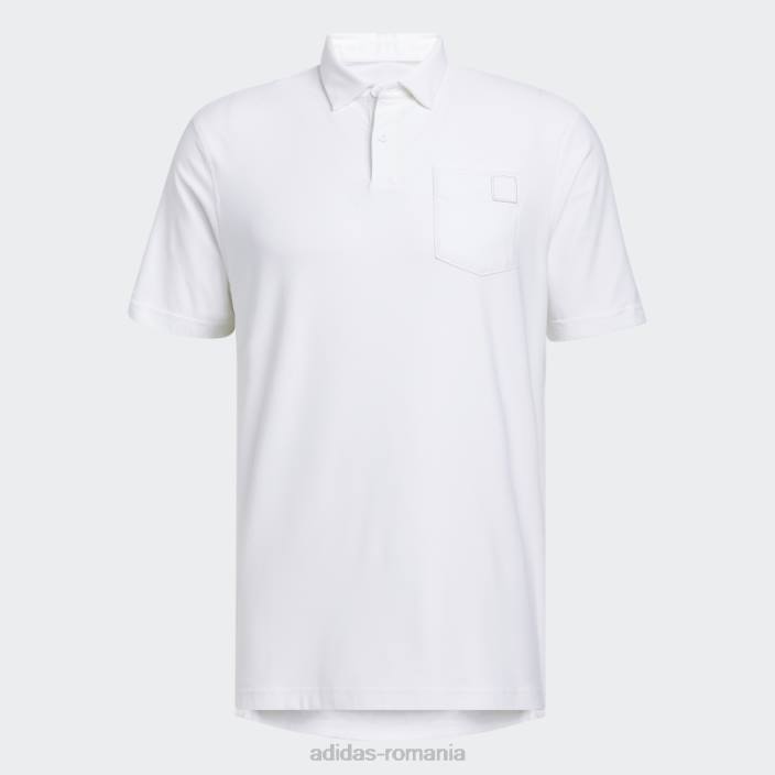 Adidas tricou polo alb adidas bărbați alb 2JBN20547