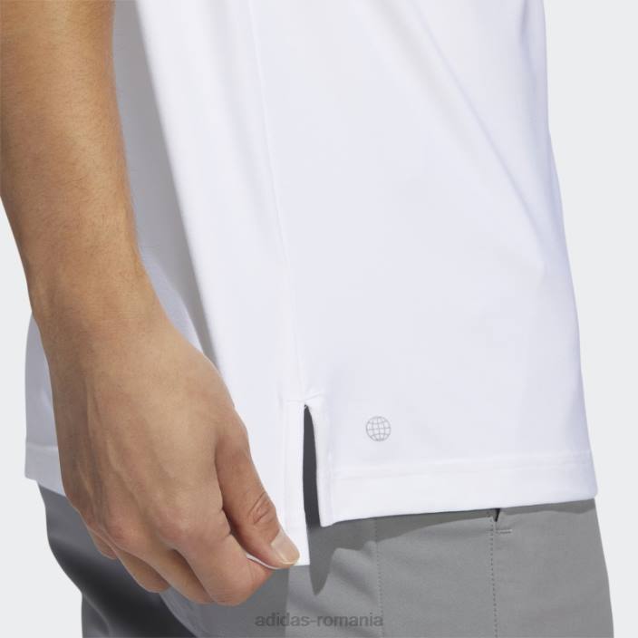 Adidas tricou polo alb adidas bărbați alb 2JBN20547
