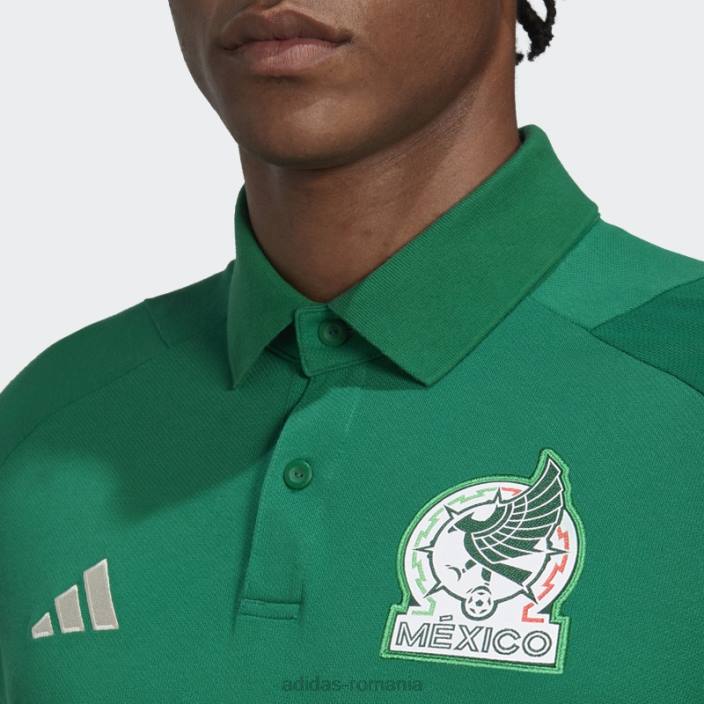 Adidas tricou polo mexico tiro 23 verde adidas bărbați verde 2JBN20412