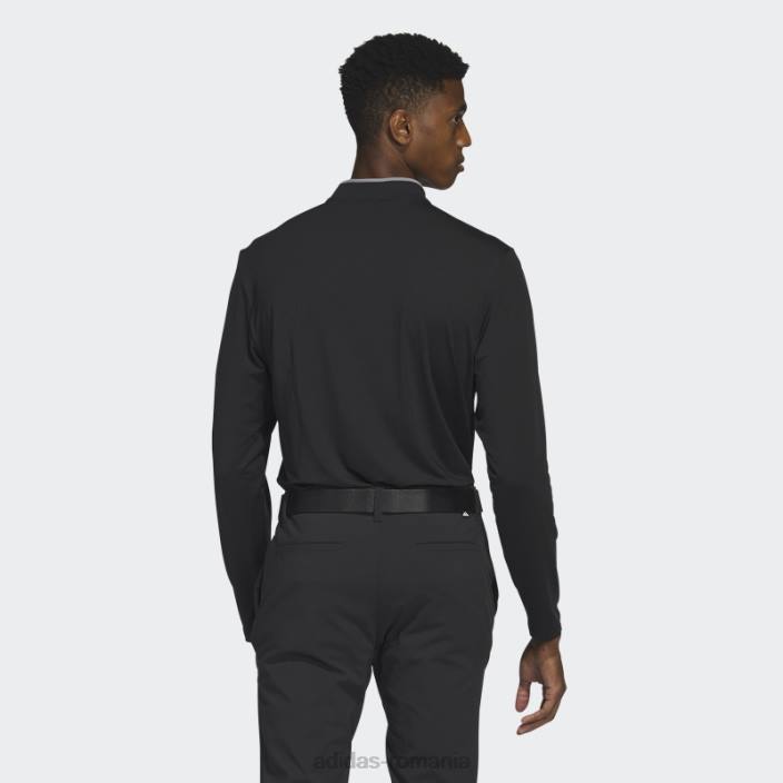 Adidas tricou polo negru cu maneca lunga bărbați negru 2JBN20248