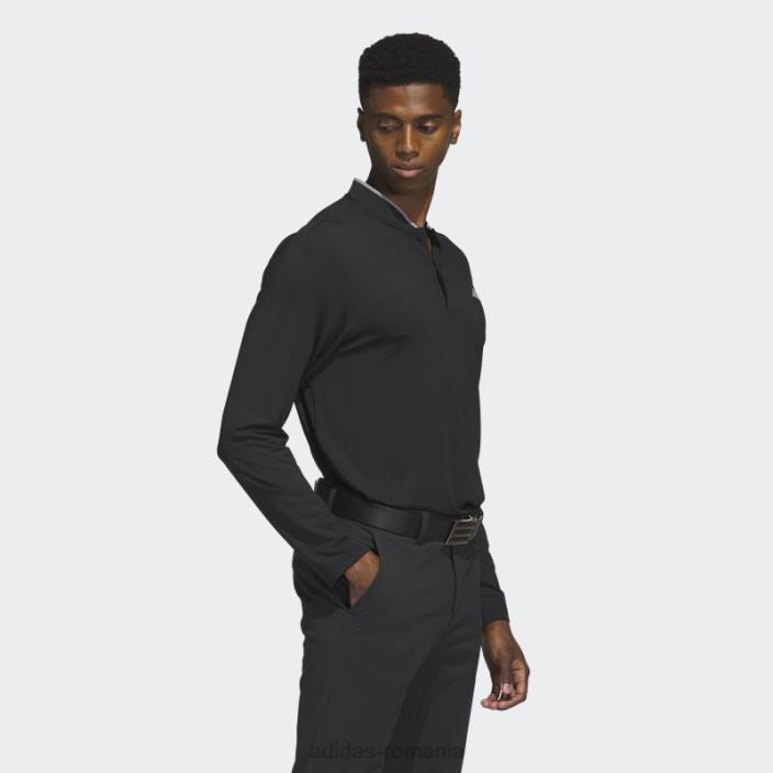 Adidas tricou polo negru cu maneca lunga bărbați negru 2JBN20248