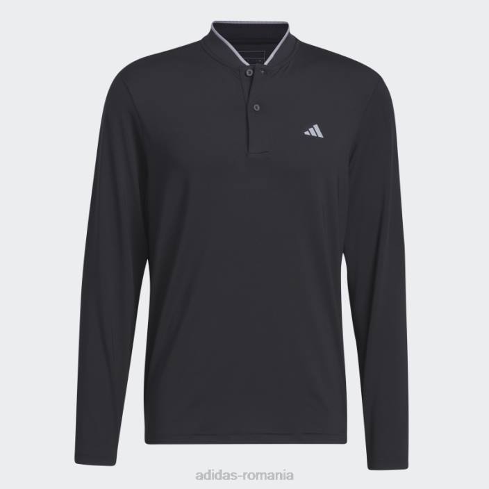 Adidas tricou polo negru cu maneca lunga bărbați negru 2JBN20248
