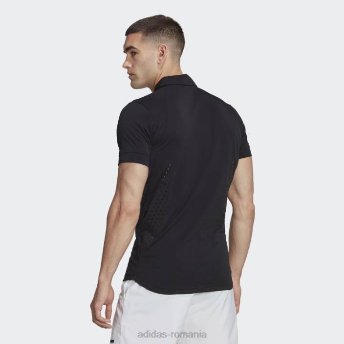 Adidas tricou polo negru tenis new york freelift bărbați negru 2JBN20584