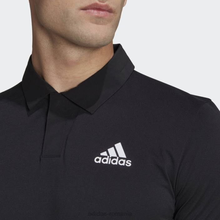 Adidas tricou polo negru tenis new york freelift bărbați negru 2JBN20584