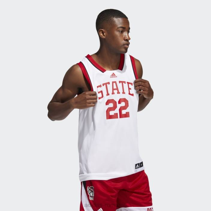 Adidas tricou wolfpack swingman alb adidas bărbați alb roșu 2JBN20616
