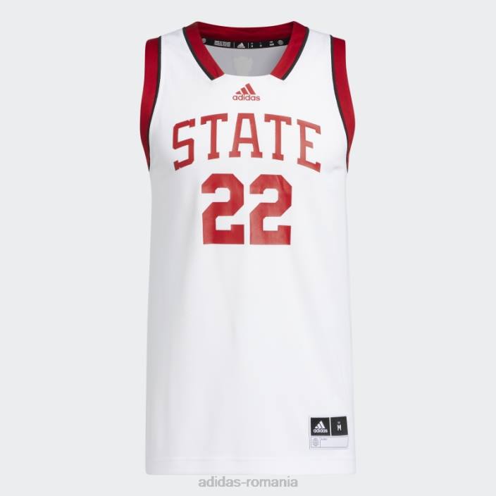 Adidas tricou wolfpack swingman alb adidas bărbați alb roșu 2JBN20616