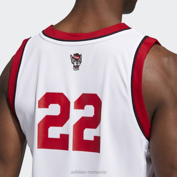 Adidas tricou wolfpack swingman alb adidas bărbați alb roșu 2JBN20616