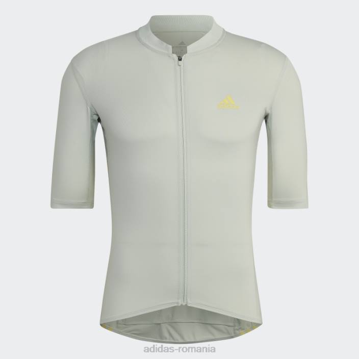 Adidas tricoul de ciclism cu mânecă scurtă galben bărbați verde galben 2JBN20484