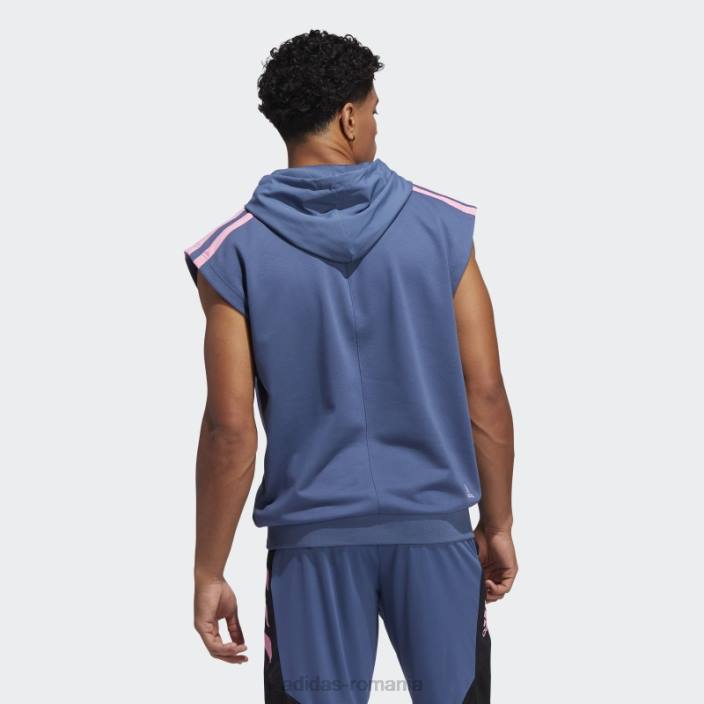 Adidas Hanorac fără mâneci cu cercuri din oțel (neutru de gen) bărbați oţel 2JBN20968