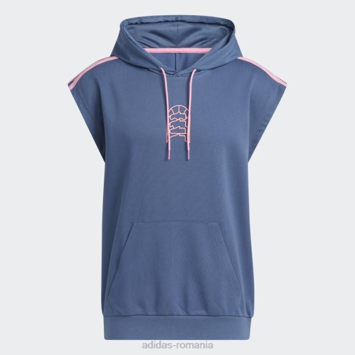 Adidas Hanorac fără mâneci cu cercuri din oțel (neutru de gen) bărbați oţel 2JBN20968