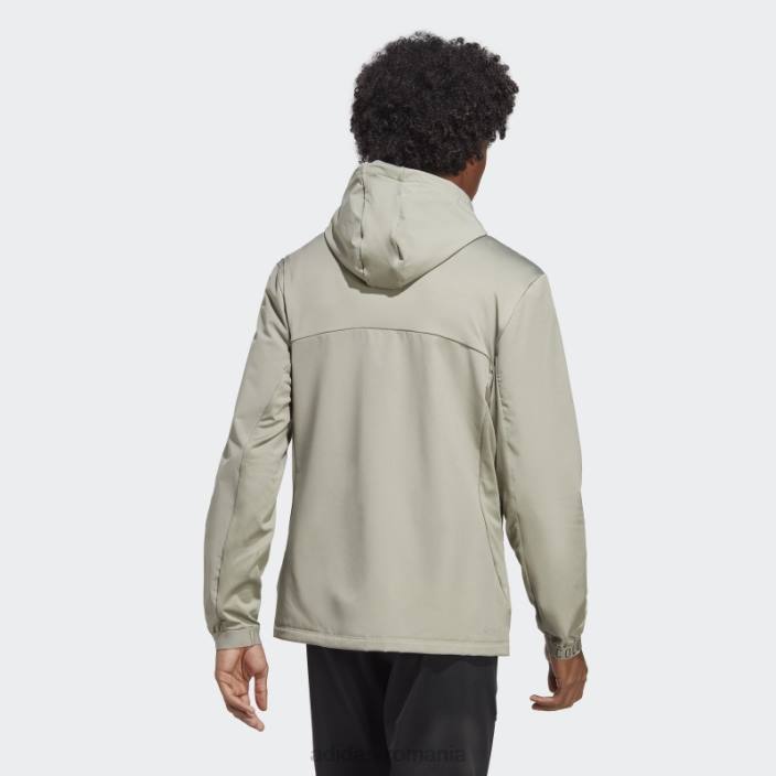 Adidas argintiu pebble cold.rdy hanorac pentru antrenament cu fermoar complet bărbați pietricica de argint 2JBN20831