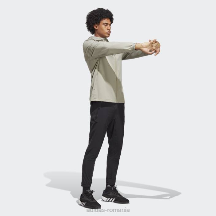 Adidas argintiu pebble cold.rdy hanorac pentru antrenament cu fermoar complet bărbați pietricica de argint 2JBN20831
