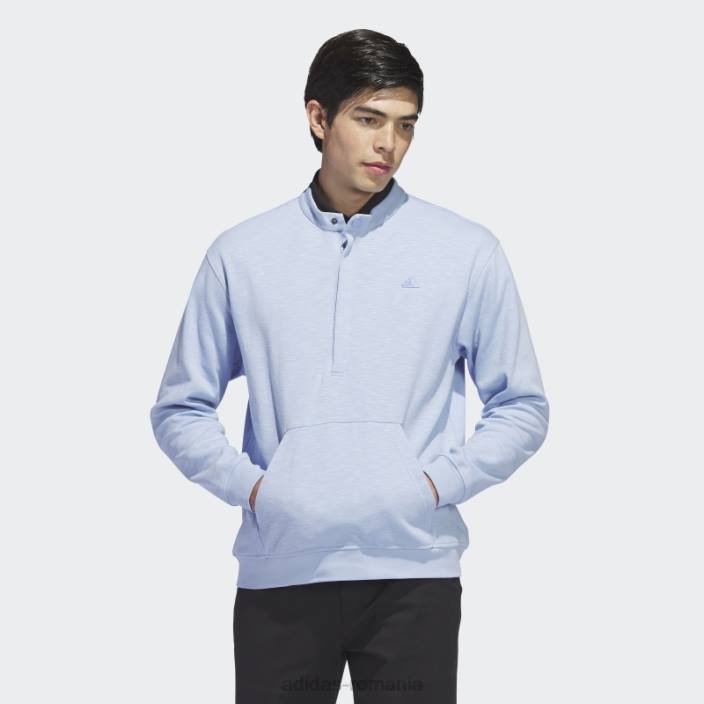 Adidas du-te la 1/4-zip pulover albastru zori bărbați zori albastre 2JBN20887