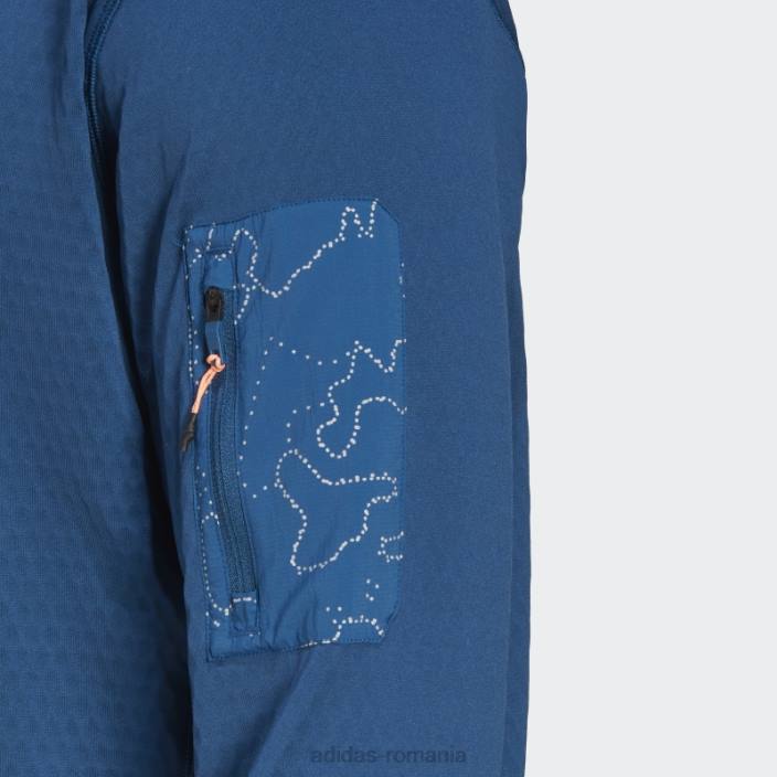 Adidas fleece x-city running hanorac modă marine bărbați marin 2JBN20786
