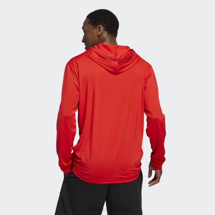Adidas hanoraș pulover donovan mitchell roșu adidas bărbați roșu 2JBN20916