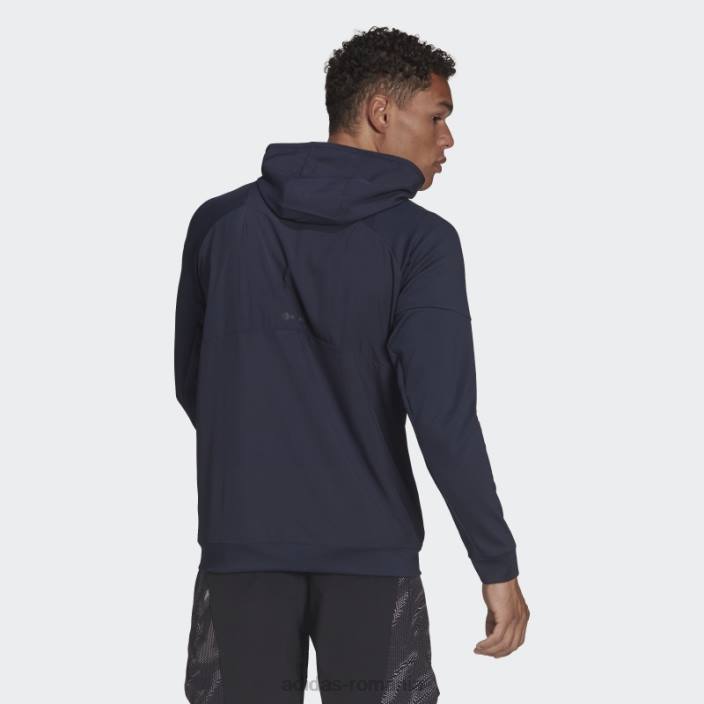 Adidas hanorac adidas cu fermoar complet ink training bărbați cerneală 2JBN20751