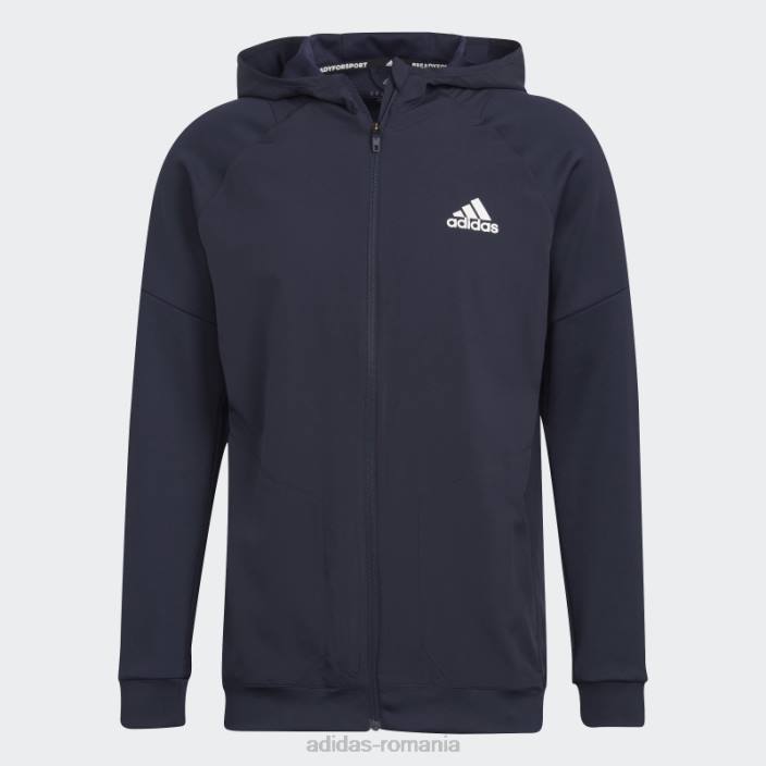 Adidas hanorac adidas cu fermoar complet ink training bărbați cerneală 2JBN20751