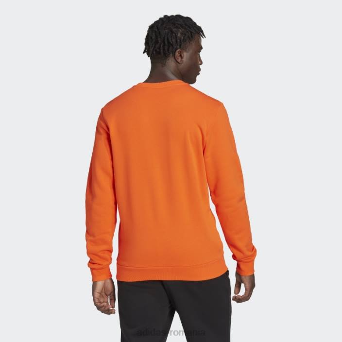 Adidas hanorac cu logo mare essentials portocaliu bărbați portocaliu/alb 2JBN20924