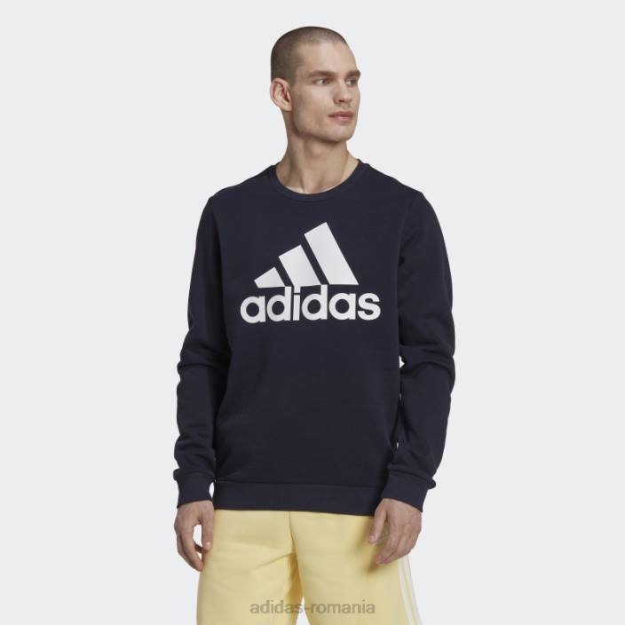 Adidas hanorac cu logo mare ink essentials bărbați cerneală/alb 2JBN20789